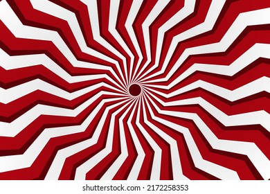 Psychedelic optical illusion sunburst abstract background design vector