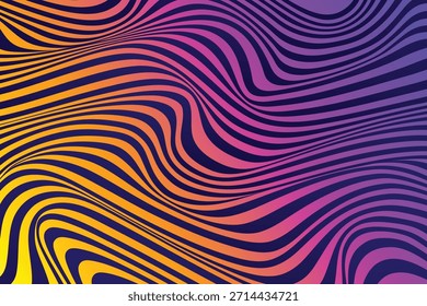 Psychedelic ilusão óptica papel de parede PRO