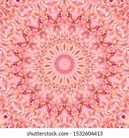 Psychedelic oriental dynamic abstract gemstone mosaic background design - floral colorful vector artwork