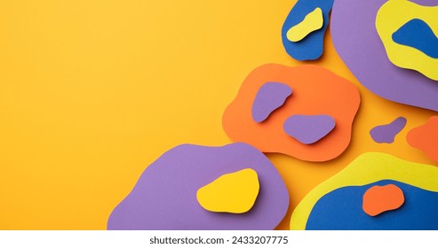 Psychedelic paper with abstract shapes vector design in eps 10