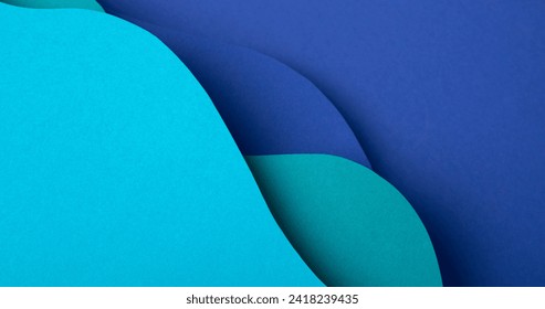 Psychedelic paper shapes different color tones  vector design in eps 10