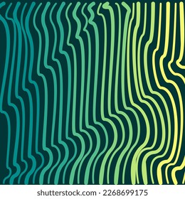 Psychedelic pattern vector design with color gradient.