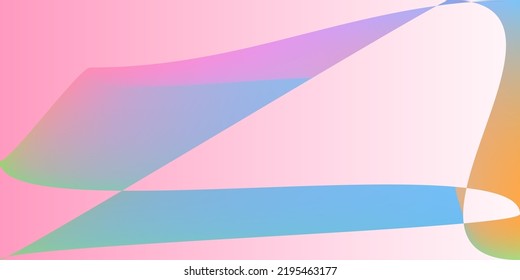 Psychedelic Rainbow Pastel Digital Modern Design. Fluid Multicolor Modern Neon Original Background. Technology Smooth Futuristic Dynamic Color Gradient Mesh. Pink Minimal Shape Layers Illustration.