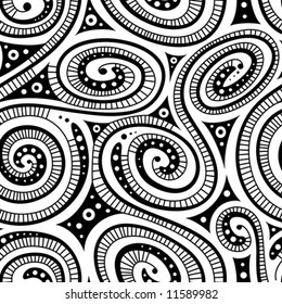 ornamento retro psicodélico. fondo de pantalla transparente
