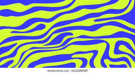 Psychedelic ripple wave background. Liquid marble groove texture. Ripple wave bg with abstract line. Psychedelic background. Vector illustration
