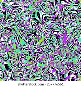 Psychedelic seamless acid background