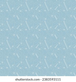 Psychedelic seamless colorful pattern with funny geometry characters with eyes