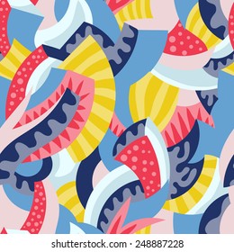 psychedelic seamless geometric pattern