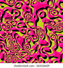 psychedelic seamless pattern