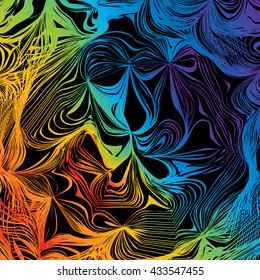 Psychedelic Spectrum Pattern