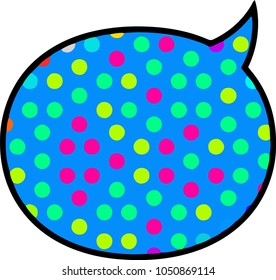 Psychedelic speech balloon 2