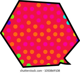 Psychedelic speech balloon 4