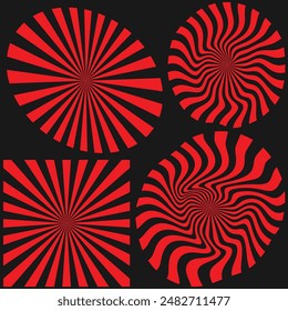 Psychedelic Spiral Background vector isolated	