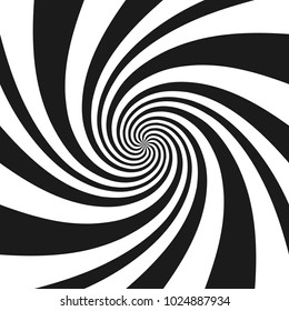 Psychedelic Spiral Radial Gray Rays Swirl Stock Vector (Royalty Free ...