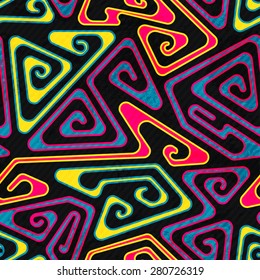 psychedelic spiral seamless pattern 