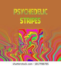 Psychedelic Stripes.inspired set of abstract backgrounds made of distorted colorful lines.abstract design template for brochures,flyers,magazine,business card,branding,banners,books covers,t-shirt.
