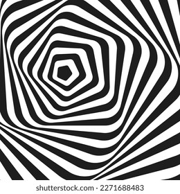 Psychedelic style of Abstract groovy background for use as backdrop, poster, wallpaper or cover