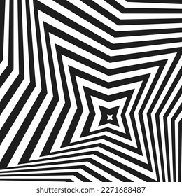 Psychedelic style of Abstract groovy background for use as backdrop, poster, wallpaper or cover