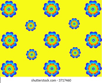 psychedelic style vector graphic illustration backgrounds