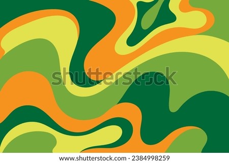 Psychedelic swirl acid wave rainbow line backgrounds in 1970s 1960s hippie style. y2k wallpaper patterns retro vintage 70s 60s groove. psychedelic poster background