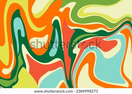 Psychedelic swirl acid wave rainbow line backgrounds in 1970s 1960s hippie style. y2k wallpaper patterns retro vintage 70s 60s groove. psychedelic poster background