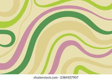 Psychedelic swirl groovy colorfull pattern Twist Distorted Texture. Psychedelic retro wave wallpaper. Liquid groovy background