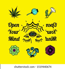 psychedelic trip plants, open your third eye