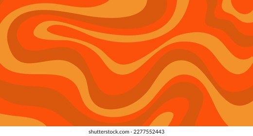 Psychedelic trippy y2k retro background swirl. Simple vector illustration. Groovy wave print. Vintage background. Psychedelic groovy spiral.