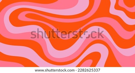 Psychedelic trippy y2k retro background swirl. Simple vector illustration. Groovy wave print. Vintage background. Psychedelic groovy spiral