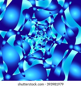psychedelic tunnel background, abstract design multicolored