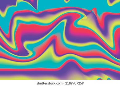 Psychedelic vector image with bold colors