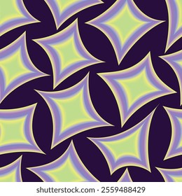 Psychedelic wavy abstract seamless pattern textures	
