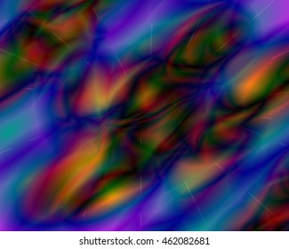 Psychedelic wavy colorful background