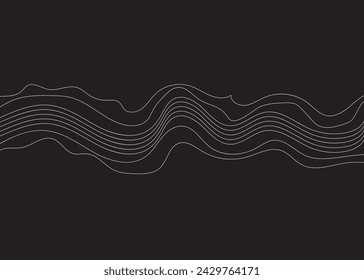Psychedelic wavy lines.geometric texture,black and white wallpaper graphic design.Wavy Swirl Seamless Pattern Groovy Background, Wallpaper, Print, fabric.