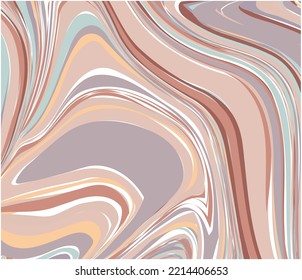 Psychedelic wavy lines.marble texture, Multicolored wallpaper,Wavy Swirl Seamless Pattern Groovy Background, Wallpaper vector illustration. 