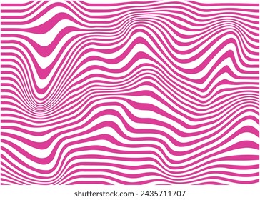 Psychedelic wavy lines.marbling texture stripes, Multicolored wallpaper graphic design.Wavy Swirl Seamless Pattern Groovy Background, Wallpaper, Print, fabric.