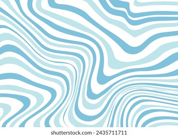 Psychedelic wavy lines.marbling texture stripes, Multicolored wallpaper graphic design.Wavy Swirl Seamless Pattern Groovy Background, Wallpaper, Print, fabric.