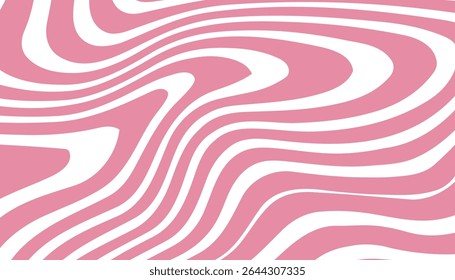 Psychedelic wavy lines.marbling texture stripes, Multicolored wallpaper graphic design.Wavy Swirl Seamless Pattern.