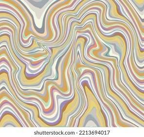 Psychedelic wavy lines,Multicolored wallpaper graphic design.liquid marbling vector illustration design.marbling texture,abstract geometrical background.
