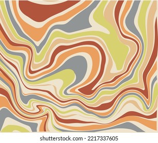 Psychedelic wavy lines.waves print background, Multicolored wallpaper graphic design. liquid marble Pattern for creating artworks and prints. seamless pattern.Marble acrylic swirl pattern.