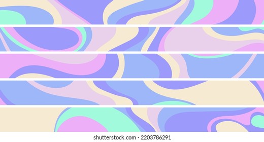 Psychedelic y2k background 2000. Vector illustration in retro aesthetic 1990 style.