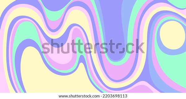 Psychedelic Y2k Background 2000 Vector Illustration Stock Vector ...