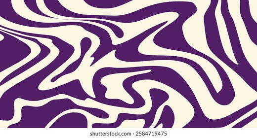 Psychedelic y2k wave background. Retro fun print bright psychedelic. Y2K marble wave wallpaper. Vector illustration