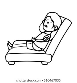 Psychiatric patient avatar character