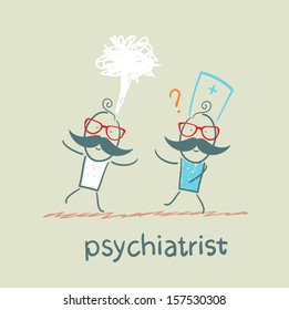 psychiatrist afraid of crazy patient