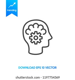psychiatrist vector icon