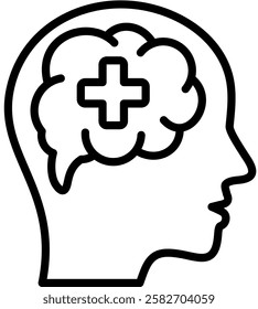 Psychiatry Icon Element For Design