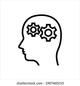 Psychiatry Vector Icon Symbol Design