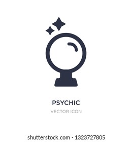 psychic icon on white background. Simple element illustration from UI concept. psychic sign icon symbol design.