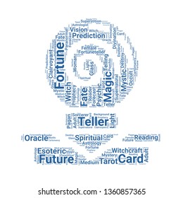 psychic word cloud. tag cloud about psychic.
